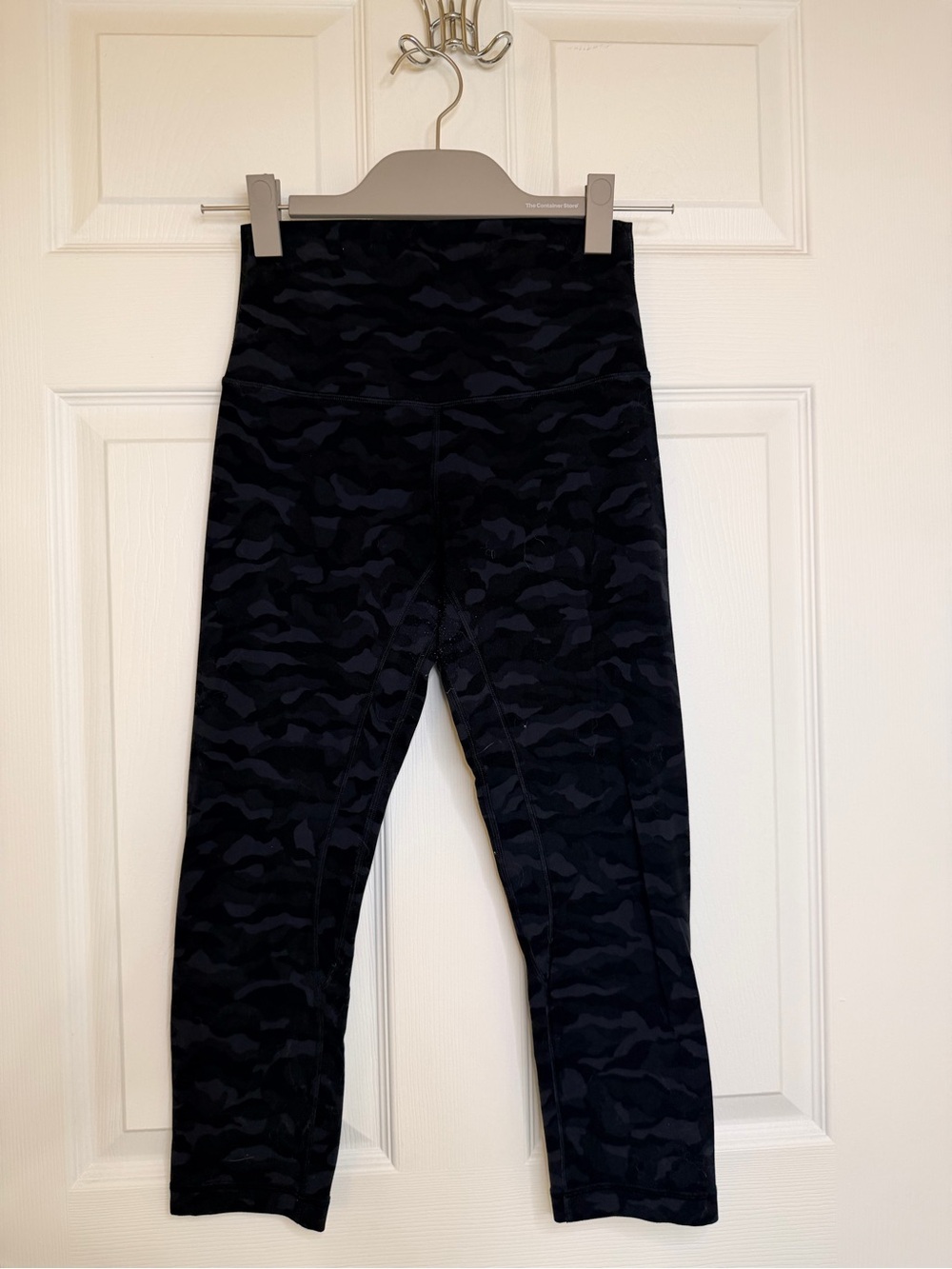 lululemon athletica Black Camo High-Rise Cropped Align Leggings